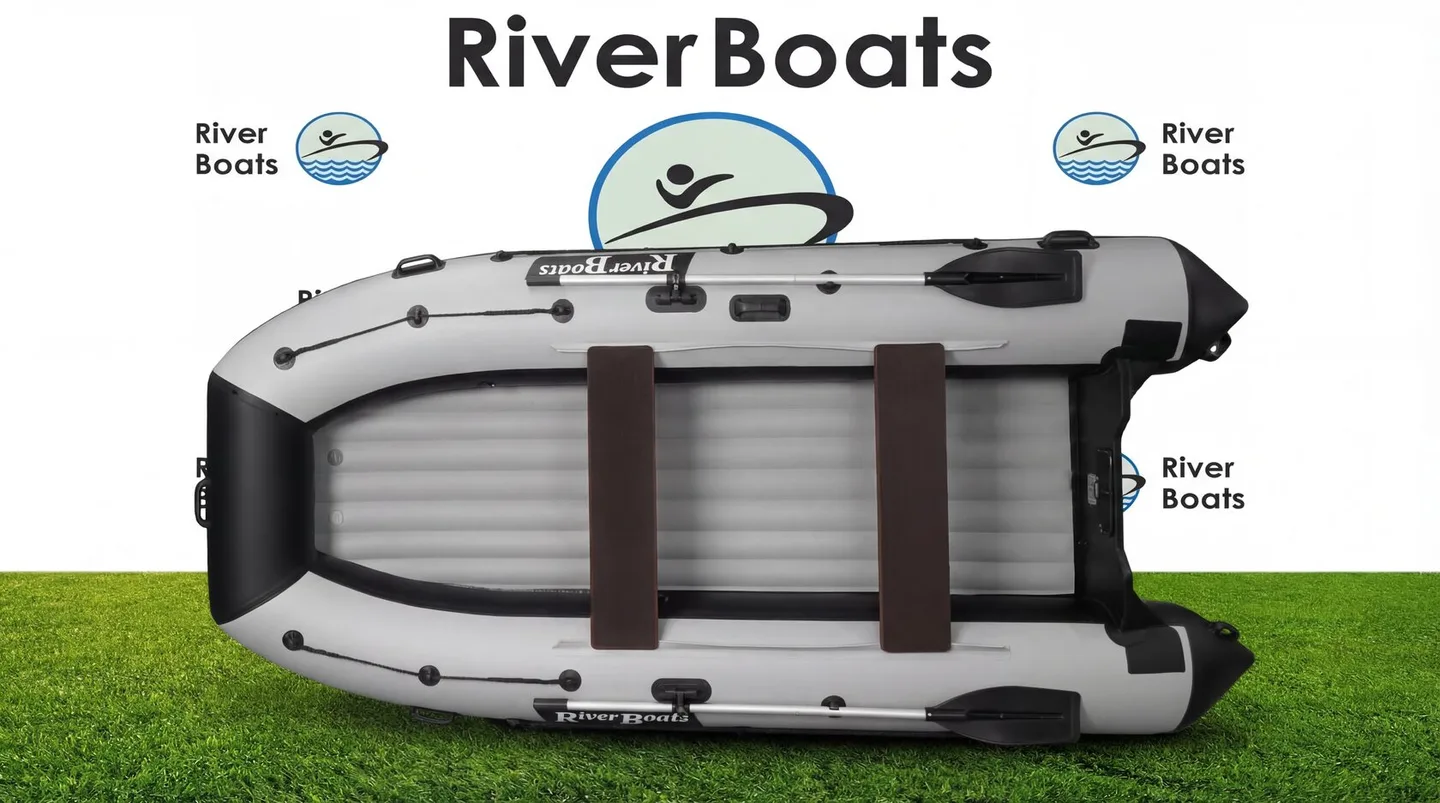 Лодка ПВХ River Boats RB-370 НДНД, цвет Черно-серый